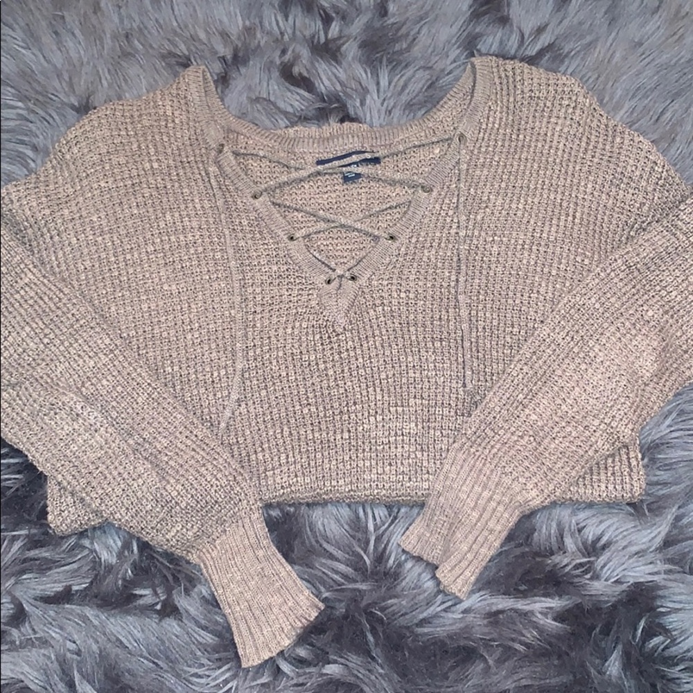 Light brown American Eagle sweater